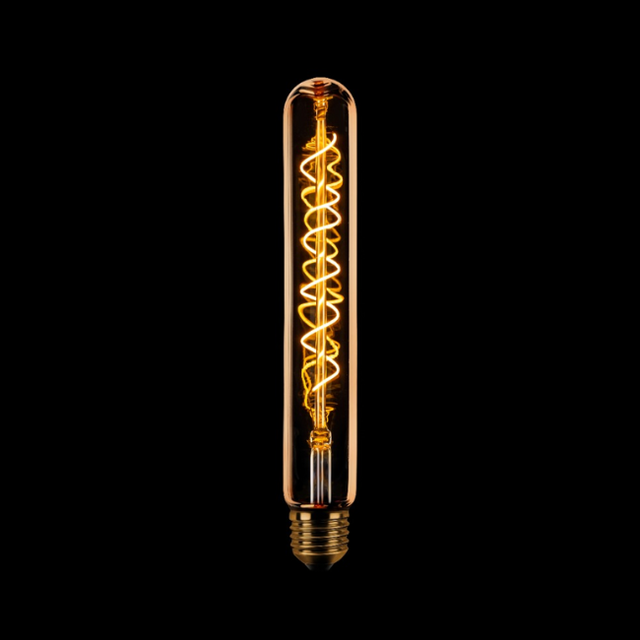 LED 7W buis 18,5 cm 3 standen dimbaar memory amber