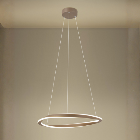 Stars of Light Moderne design hanglamp Camerota ronde LED ring brons