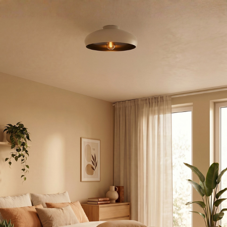 Stars of Light Moderne plafondlamp Mogano 1-lichts zand met bronzen binnenzijde