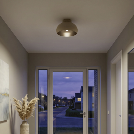 Stars of Light Moderne plafondlamp Mogano 2 1-lichts zand met bronzen binnenzijde