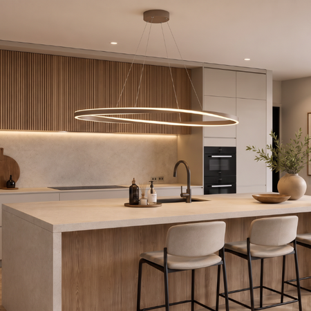 Stars of Light Moderne design hanglamp Camerota 1-lichts brons met afstandsbediening