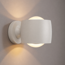 Wandlamp Amora 2-lichts wit
