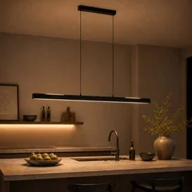 Hanglamp Traiano zwart 140 cm