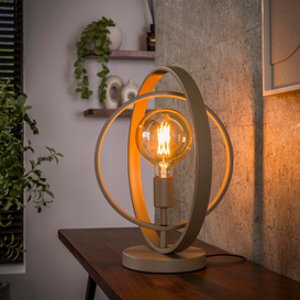 Tafellamp Ozon 1-lichts beige