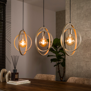 Hanglamp Ozon 3-lichts beige