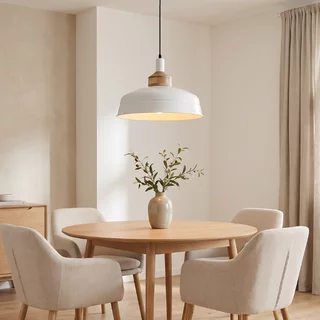 Hanglamp Helsinki Hout Wit