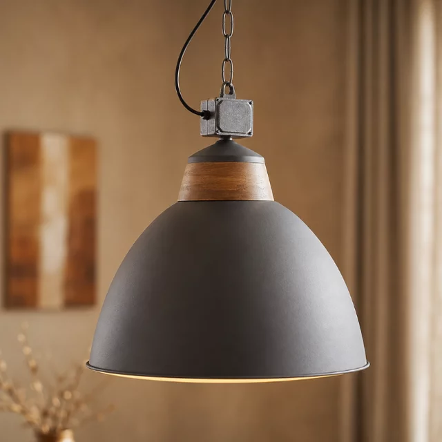 Hanglamp Rome Hout Betonlook