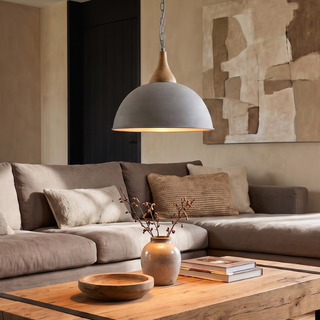 Hanglamp Athene Hout Betonlook