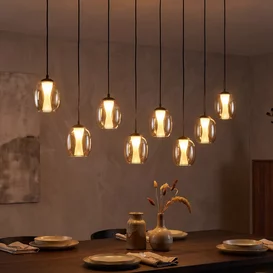 Hanglamp Ferro 10-lichts brons