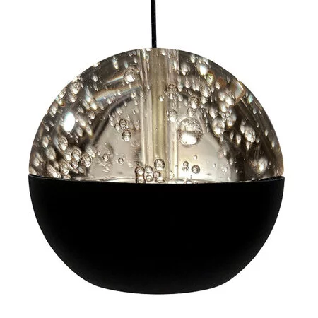 Steinhauer Moderne hanglamp Belluno 5-lichts rond smoke glas getrapt