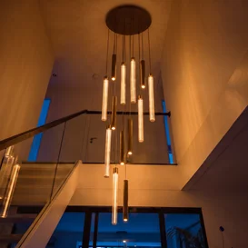 Hanglamp Clares 13-lichts brons