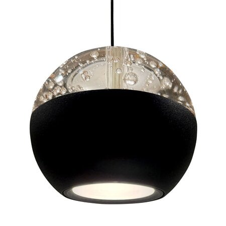 Steinhauer Moderne design hanglamp Belluno 1-lichts smoke glas zwart