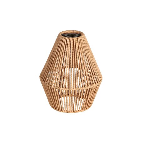Steinhauer Oosterse hanglamp Ropex 5-lichts getrapt hoog touw bruin-crème