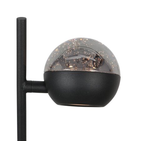 Steinhauer Moderne design tafellamp Belluno 1-lichts smoke glas