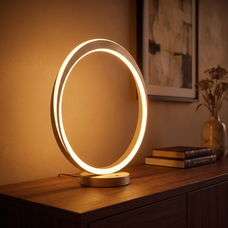 Stars of Light Moderne design tafellamp Camerota 1-lichts brons met 3 lichtkleuren
