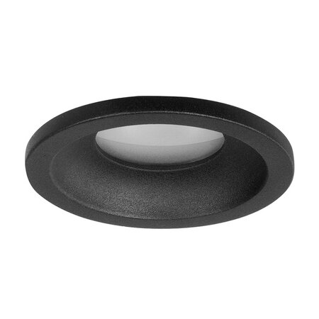 Highlight Moderne inbouwspot Loes 1-lichts rond zwart IP44