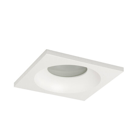 Highlight Moderne inbouwspot Loes 1-lichts vierkant wit voor badkamer