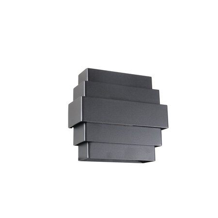 Highlight Moderne wandlamp Diego zwart met dim to warm verlichting