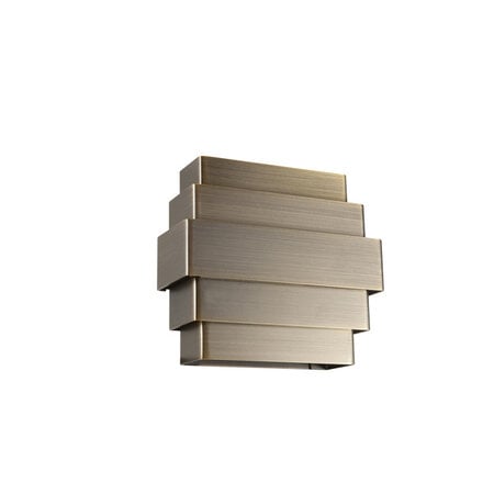 Highlight Hotel chique wandlamp Diego brons met dim to warm verlichting