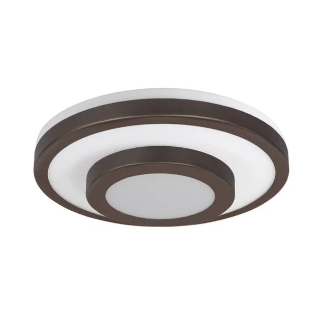 Plafondlamp Master 2-lichts choco bruin