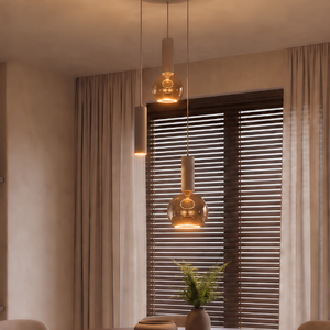 Highlight Moderne hanglamp Locarno 3-lichts getrapt zand