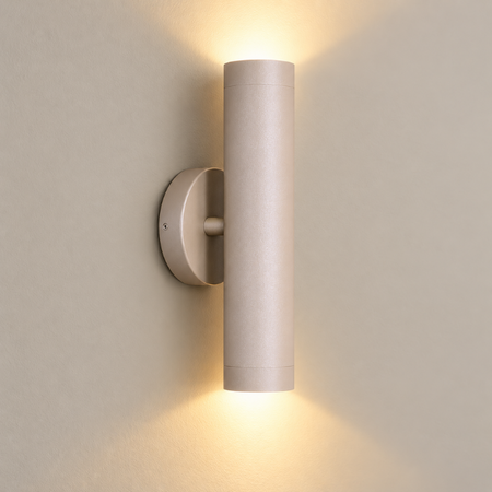 Highlight Moderne wandlamp Perugia 2-lichts zand