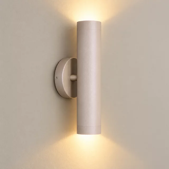 Wandlamp Perugia 2-lichts zand