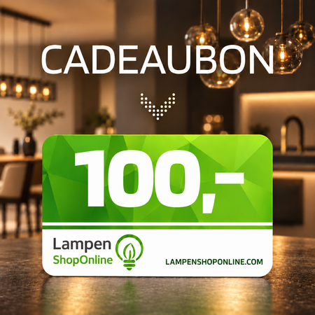 LampenShopOnline cadeaubon € 100,- voor een stijlvol wooncadeau