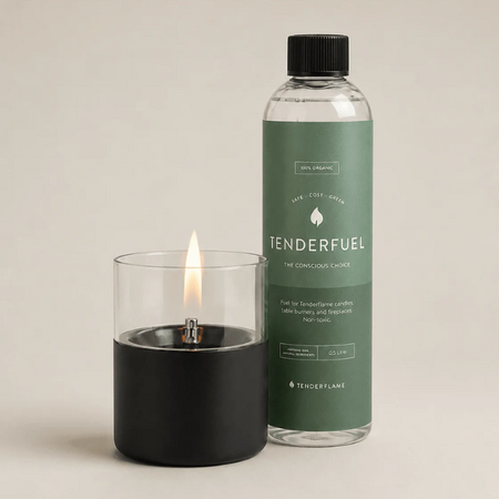 Tenderflame Tenderflame Lilly 10 wit sfeerhaard giftset met 0,5 liter Tenderfuel