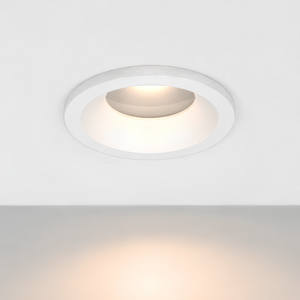 Highlight Moderne inbouwspot Loes 1-lichts rond wit voor badkamer