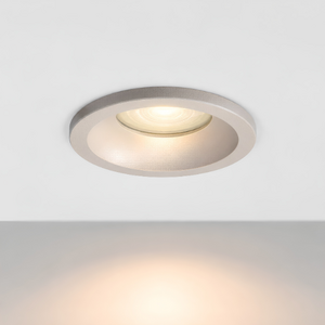 Highlight Moderne inbouwspot Loes 1-lichts rond zand IP44