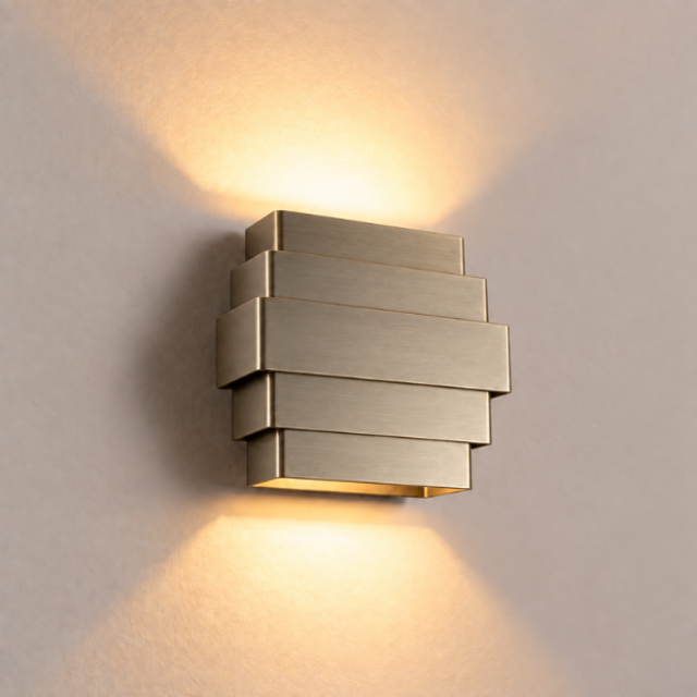 Wandlamp Diego brons dim to warm