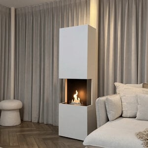 Tenderflame Moderne vrijstaande sfeerhaard Tenderflame Indie wit