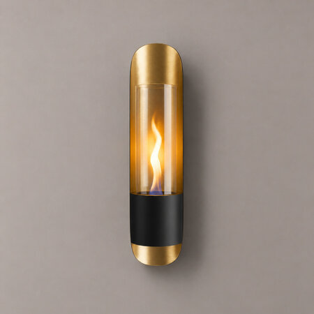 Tenderflame Gouden wandhaard Tenderflame Cycloflame Wall met draaiende vlam