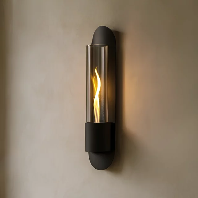 Wandhaard Tenderflame Cycloflame Wall zwart