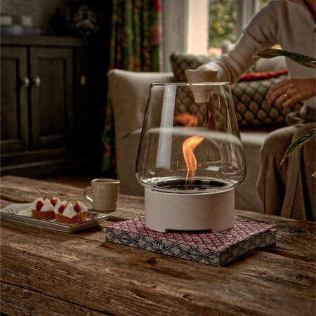 Tenderflame Tafelhaard Tenderflame Magnolia wit beton