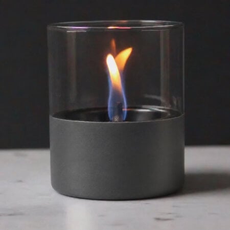 Tenderflame Tenderflame Lilly 10 giftset grijs met 0,5 liter Tenderfuel