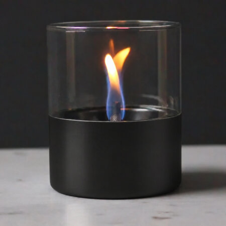 Tenderflame Tafelhaard Tenderflame Lilly 10 zwart met 0,5 liter Tenderfuel