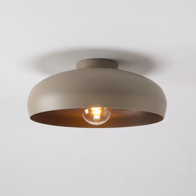 Plafondlamp Mogano 1-lichts zand brons