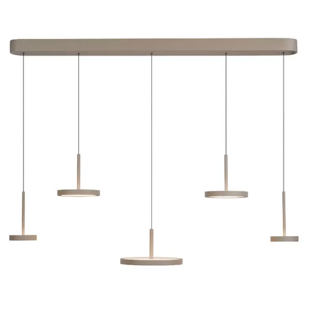 Highlight Moderne hanglamp Falcon 5-lichts zand