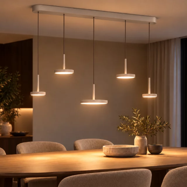Hanglamp Falcon 5-lichts zand