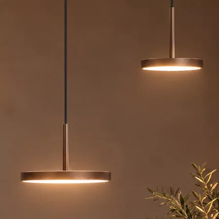 Highlight Moderne hanglamp Falcon 5-lichts choco bruin