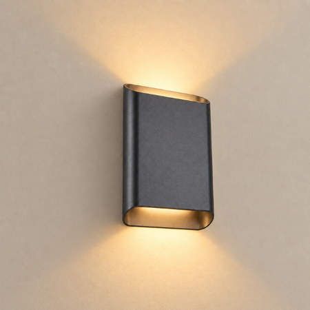 Highlight Moderne wandlamp Alex 2-lichts zwart dim to warm
