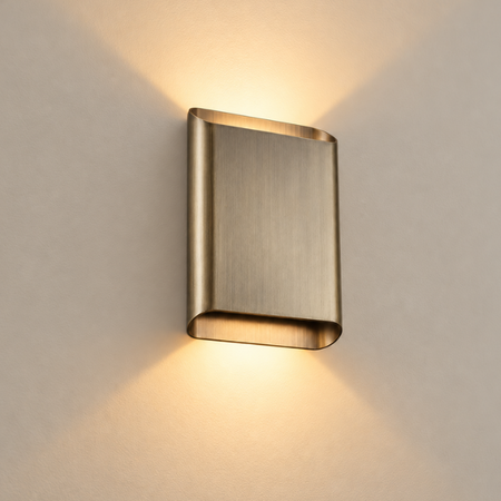 Highlight Hotel chique wandlamp Alex 1-lichts brons met dim to warm verlichting