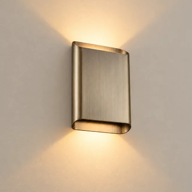 Wandlamp Alex 1-lichts brons dim to warm