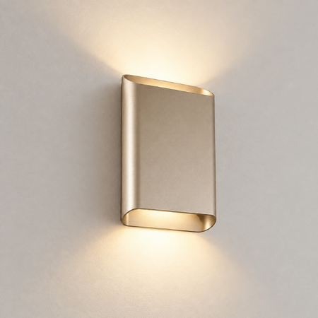 Highlight Moderne wandlamp Alex 1-lichts champagne met dim to warm verlichting