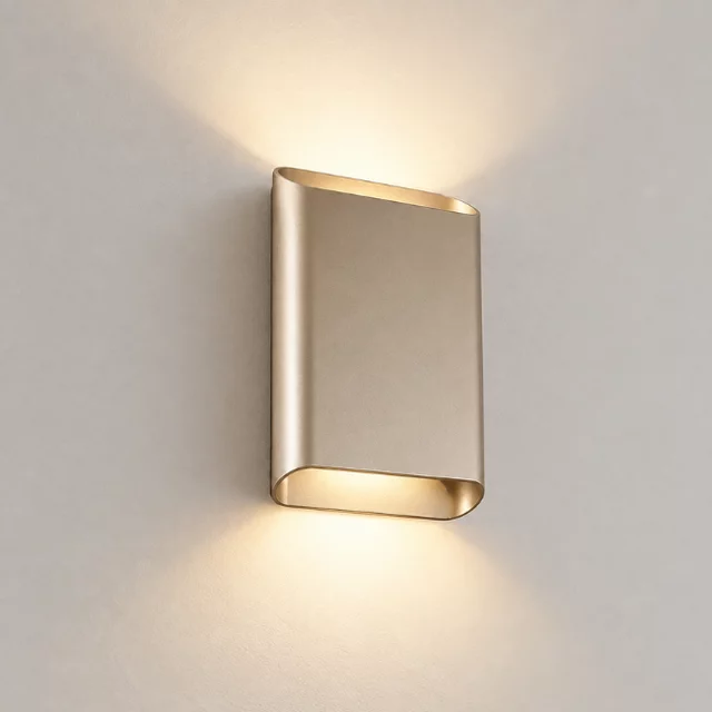 Wandlamp Alex 1-lichts champagne dim to warm