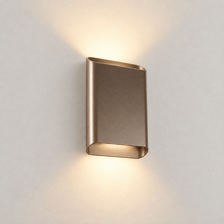 Highlight Hotel chique wandlamp Alex 1-lichts choco met dim to warm