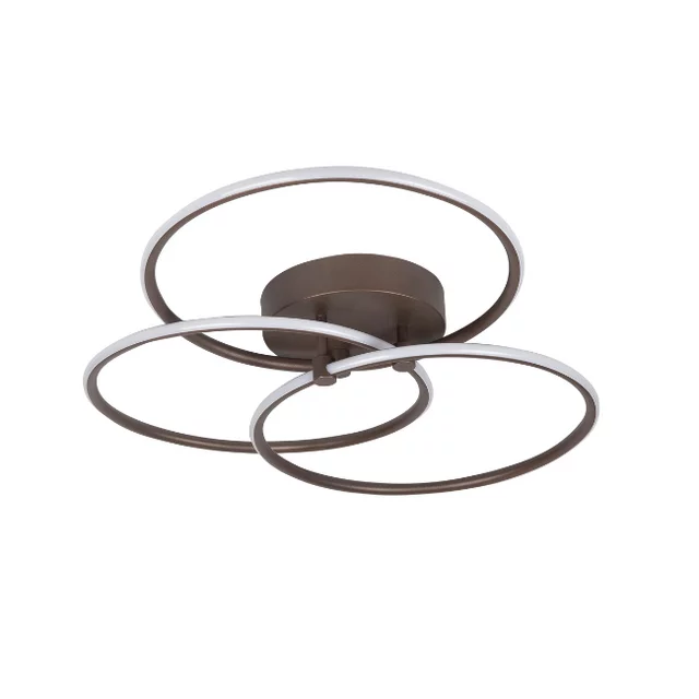 Plafondlamp Circles choco bruin