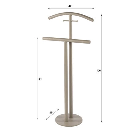 BelaLuz Moderne dressboy Lema beige